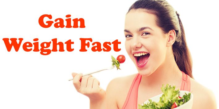 How to gain weight Fast